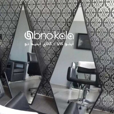 آینه قدی قاب فلزی الماسی